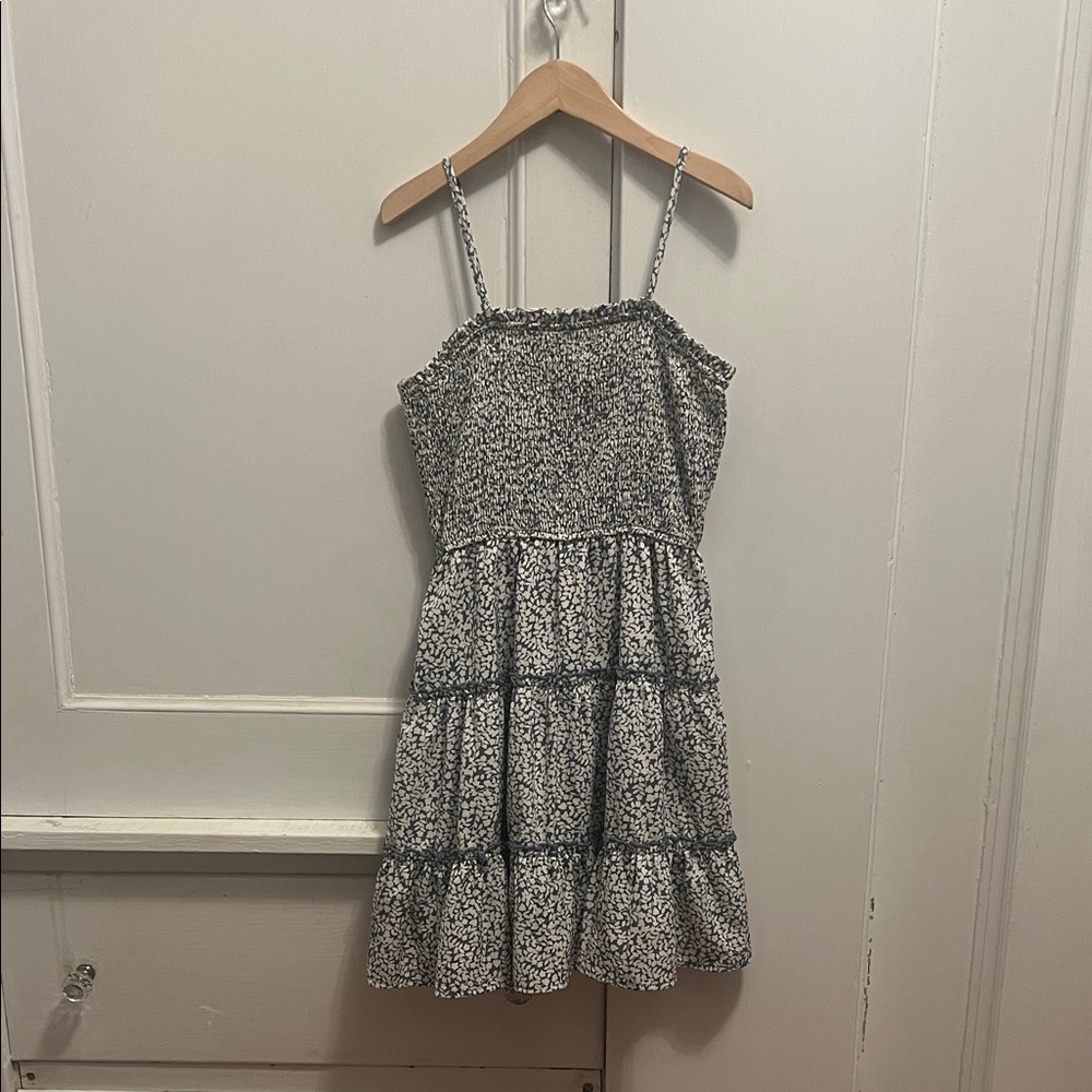 Floral Spaghetti Strap Kids Dress